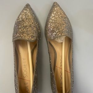 Flat cammila pointed toe smoking slipper